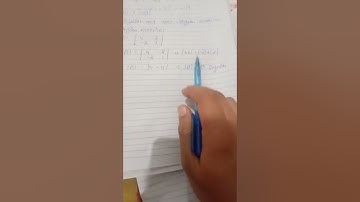 All About determinant of square matrix#9th #maths #shorts