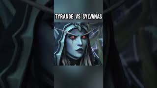 Tyrande vs Slyvanas #wow #worldofwarcraft #warcraft
