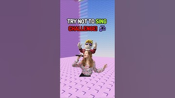 Try Not To Sing Challenge...PT 5🎤😱 #shorts #roblox #robloxshorts