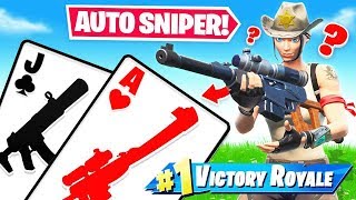CAN I get an AUTO SNIPER? *21* Blackjack for LOOT? (Fortnite)