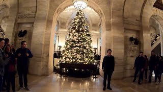 ⁴ᴷ⁶⁰ Walking Fifth Avenue, NYC on Christmas Weekend (Rockefeller Center, Trump Tower, Plaza Hotel)
