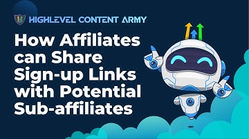 How Affiliates can Share Sign-up Links with Potential Sub-affiliates