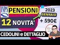INPS⚠️ ATTENZIONE PENSIONI GENNAIO 2023 ➡ 12 NOVITà CEDOLINO DETTAGLIO NUOVI BONUS AUMENTI RITARDI