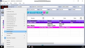 Net Logger how to log a net as net control