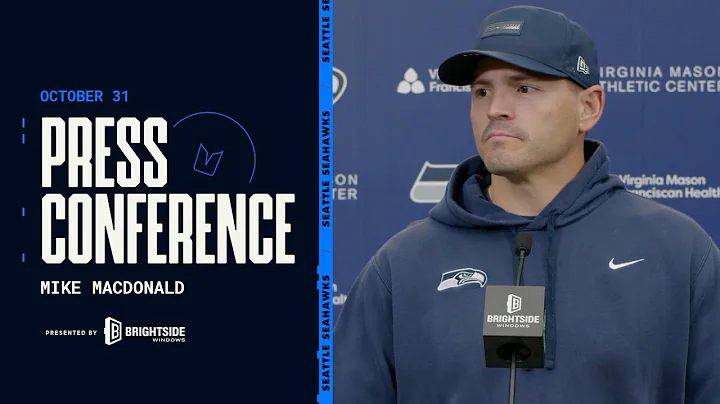 Head Coach Mike Macdonald Gives Final Updates Ahead Of Week 9 at Commanders