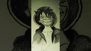 Draw monkey dii Luffy #anime #animedrawing #onepiece #luffy  #naruto #narutoshippuden #shorts