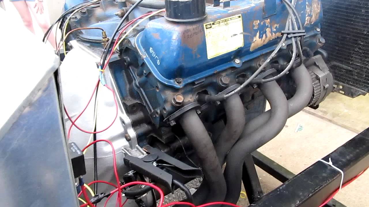 1973 ford 429 start up part 2 - YouTube