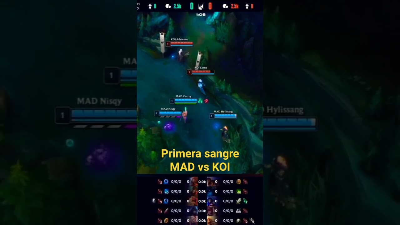 KOI vs MAD Lions Primera Sangre Nisqy 