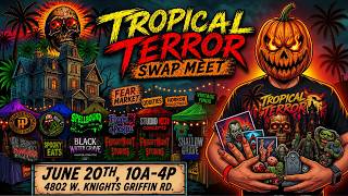 🌴 HORROR IN THE TROPICS! | Pemberton Haunted Acres Tropical Terror Swap Meet Vlog 🏴‍☠️