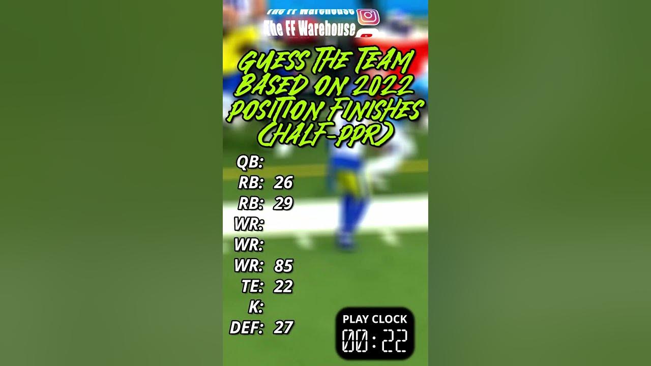 Guess The NFL Team Based On Fantasy Football Finishes YouTube guess-the-nfl-team-based-on-fantasy-football-finishes-youtube