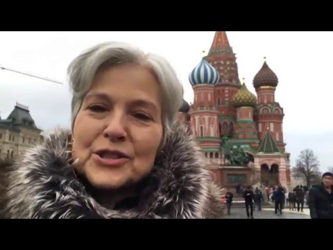 Anti-War Message in Moscow: Jill Stein, 2016 US-Presidential Candidate (Green Party)