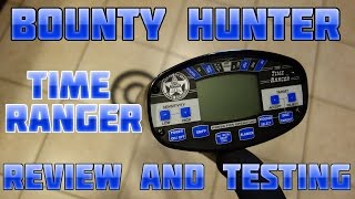 Metal Detecting:  Bounty Hunter Time Ranger - Unboxing and Testing Review! screenshot 1