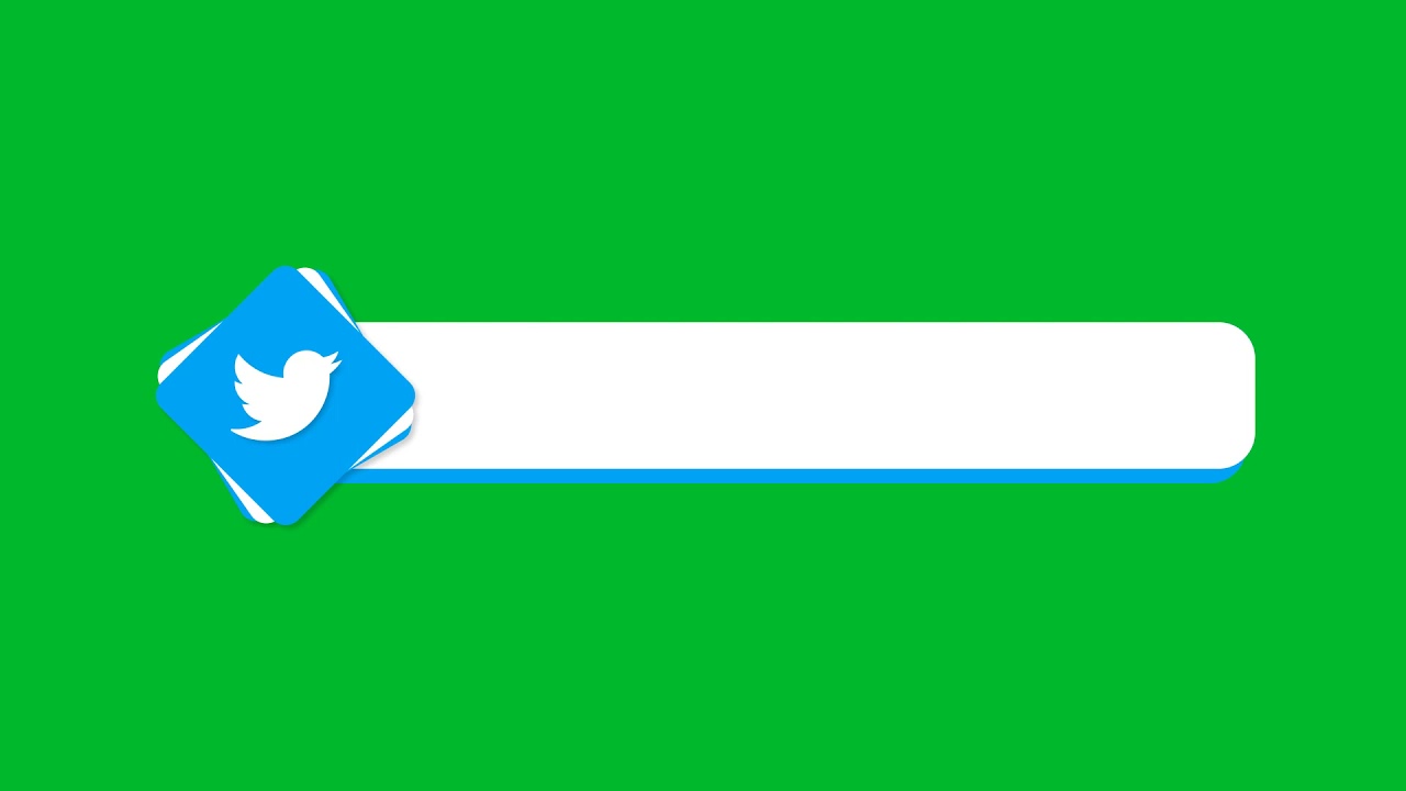 Free | Twitter Lower Third Green Screen - YouTube