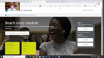 MyMathLab Registration Video