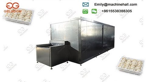 Quick Freezer Machine for Frozen Dumplings Making