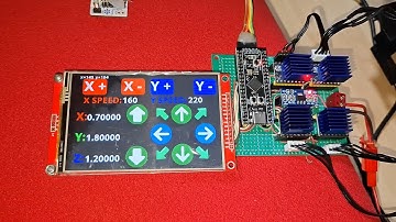 CNC STM32 GUI TFT ILI9488 STEPPER