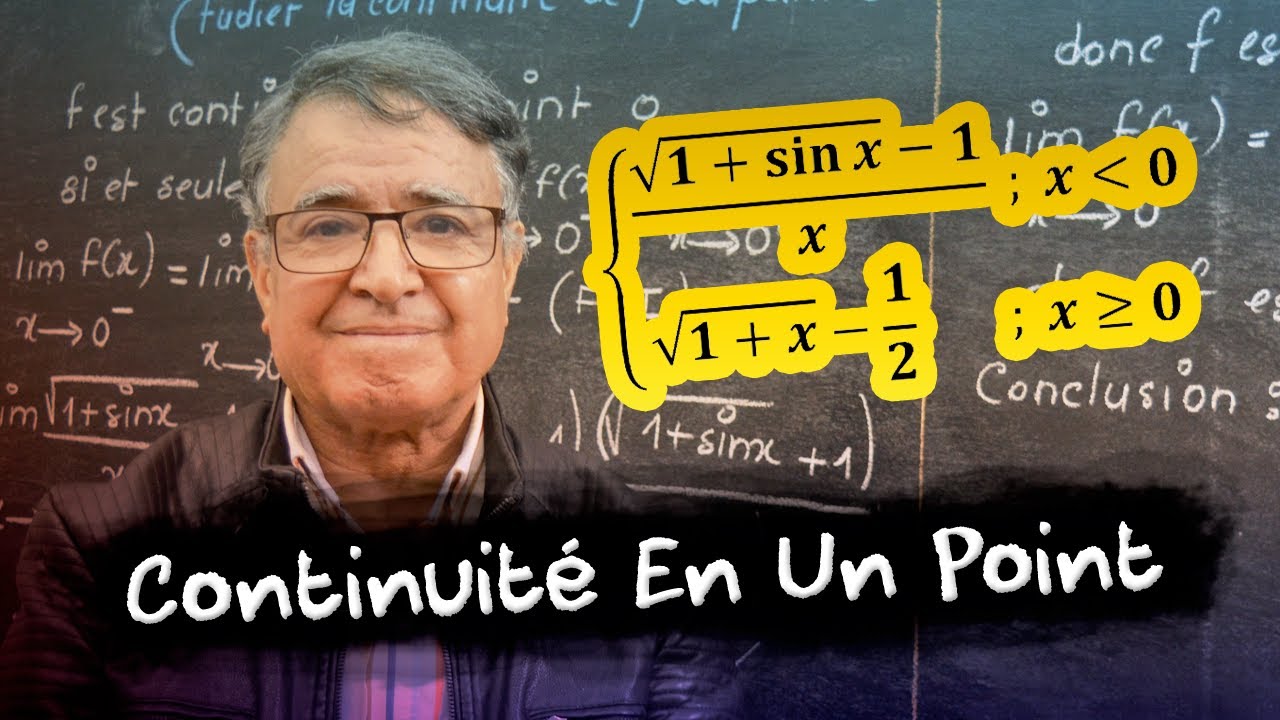 La continuité d'une fonction en un point