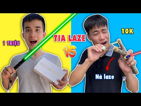 Màu Tía Là Màu Gì - Đèn Tia Laze Siêu Mạnh 1 Triệu Vs Ná Thun Laze Tự Chế 10K - Đồ Chơi Con Nhà Giàu Và Con Nhà Nghèo!