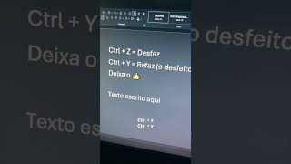 Você conhecia ambos atalhos? (Ctrl + Z | Ctrl + Y) | #dicasincriveis #windows #produtividade