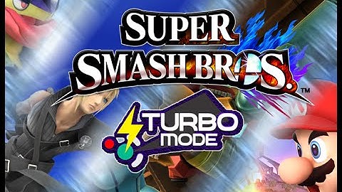 Smash 4 turbo mode mini combo video