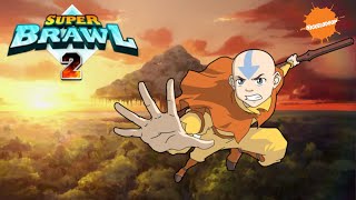 Super Brawl 2 Nickelodeon Aang Survival Mode - Gameplay