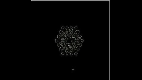 Fractal Snowflake Type Growth