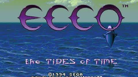 Intro-Demo - Ecco - The Tides of Time (Europe, Mega Drive)