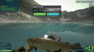 Fly Fishing in Ultimate Fishing Simulator ( Brown Trout, Golden Trout, and More) screenshot 3
