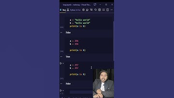 Why "hello" is "hello" is True in Python 😳