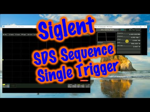 Siglent SDS Sequence Single Trigger - YouTube