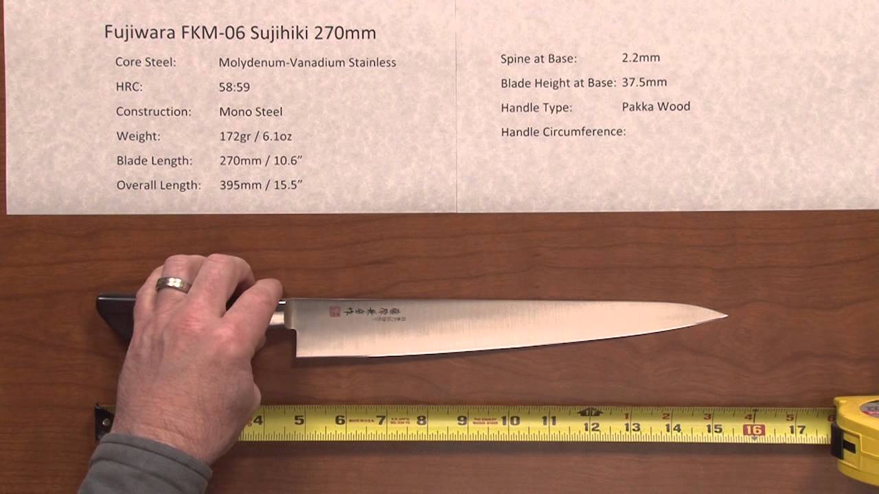 Pakka Wood Handle Knife - Fujiwara FKM Series