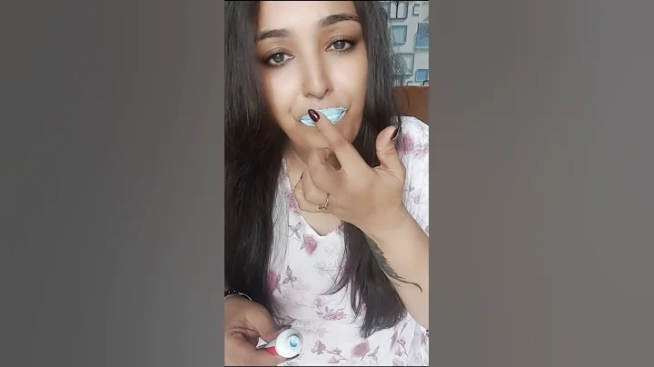 OMG.. Plump & pink lips from toothpaste 💗😱🤔 Trying viral tiktok hack #shorts #lips #hack #tiktok