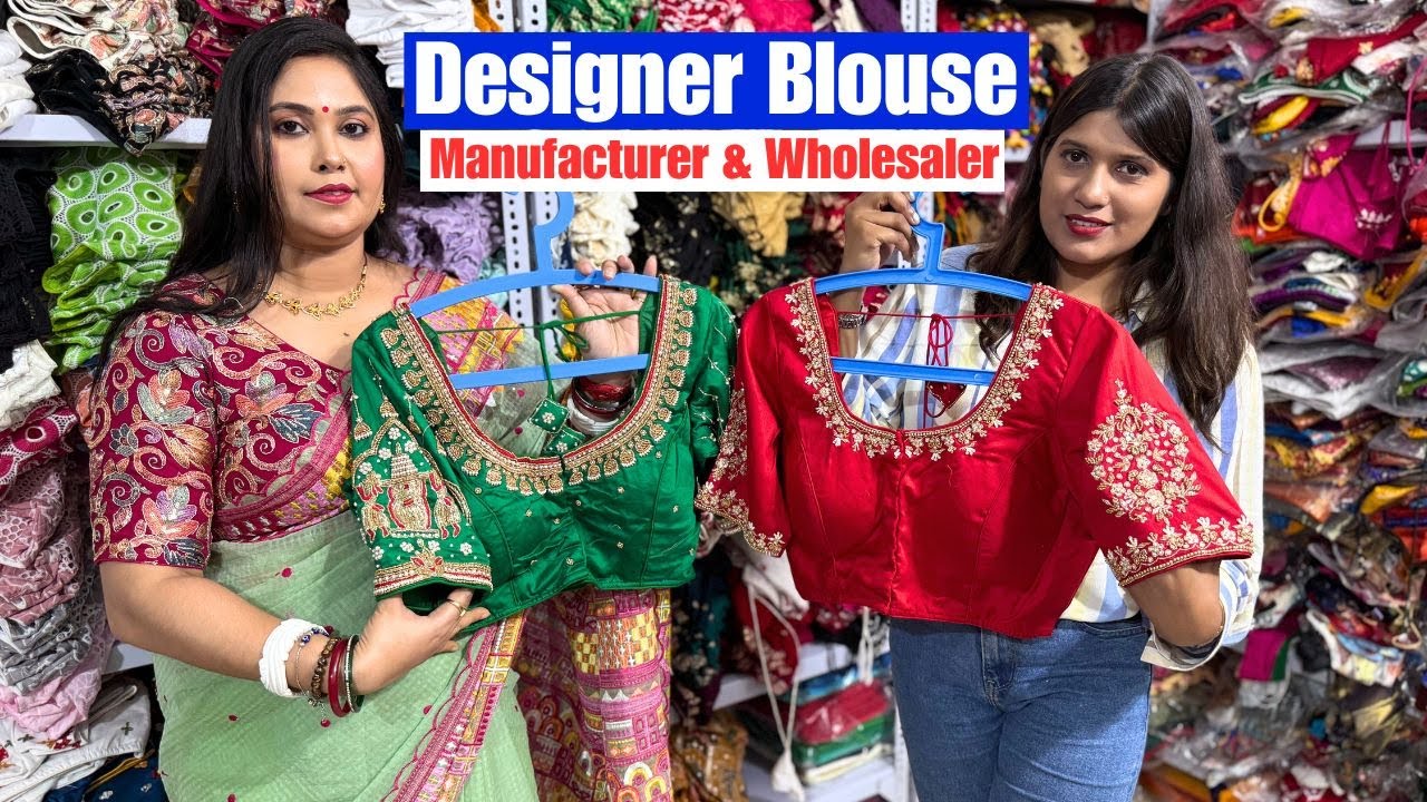 Kolkata Designer Blouse Manufacturer & Wholesaler : Crochet / Position Print/ Bridal/ Fancy Blouse