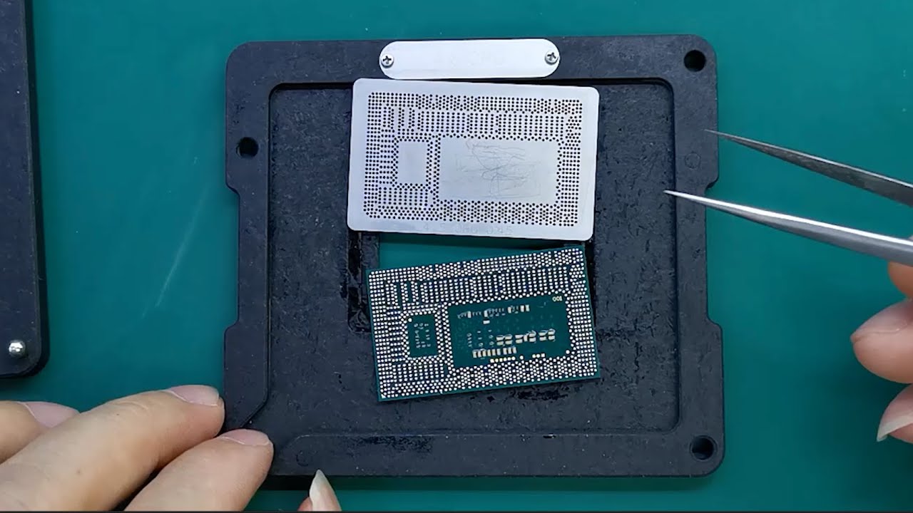How to Reball MacBook CPU (13-inch MacBook Air, Early 2015) - YouTube