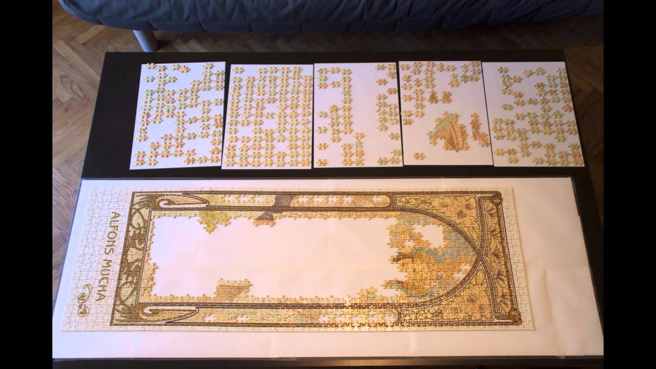 1000 Puzzle Time Lapse - YouTube