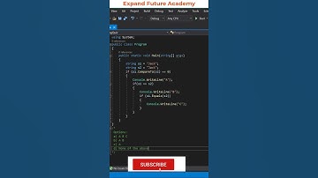 Programming Quiz Questions - Q55 -  Expand Future Academy #Shorts #Programming