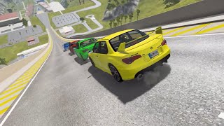 High Speed Car Jumps - BeamNG. Cars jumping from various EPIC ramps.