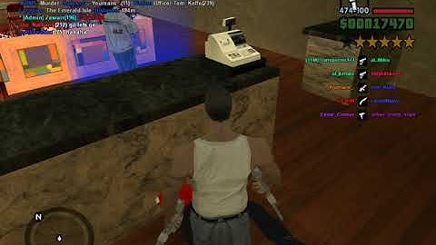 Robbery done with chainsaw II GTA SA Online II SA-MP II Gameplay Pc