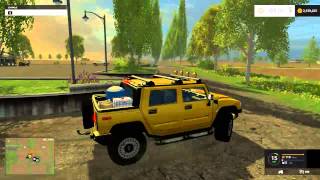 Farming Simulator 2015 Mods- Service Pickup, Four Wheeler, Hummer H2 and more! Farming Simulator 2015 Mods- Service Pickup, Four Wheeler, Hummer H2 and more!