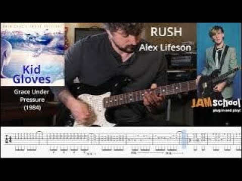 Rush Kid Gloves Alex Lifeson Guitar Solo With TAB