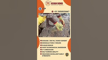 #PAVERBLOCK HARDNER- ASIAN BOND