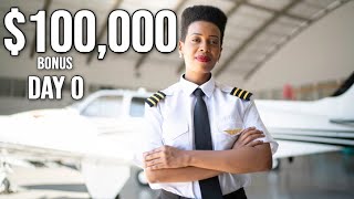 Airlines: $100,000 Bonuses To NEW Pilots On Day 0