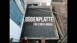 Zeitraffer Betonage Bodenplatte