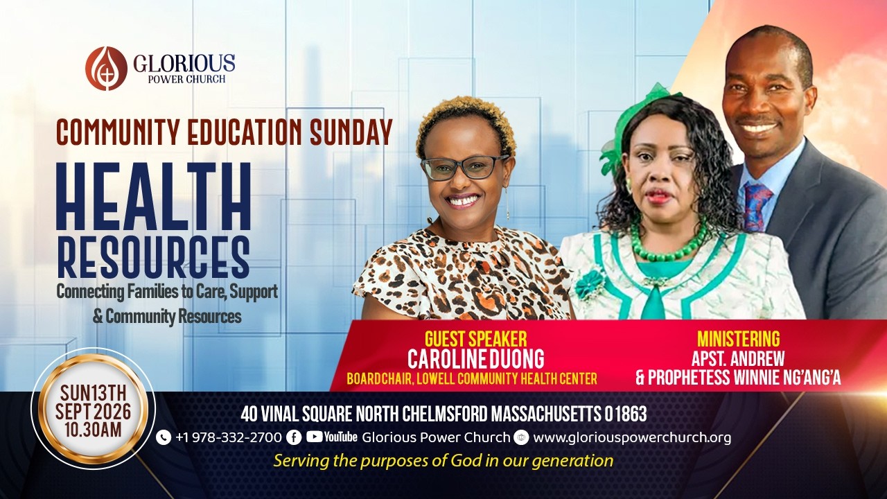 Glorious Power Church || Community Education Sunday