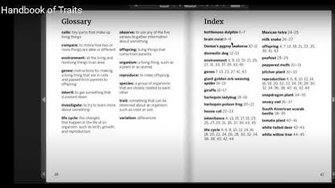 Glossary  Handbook of Traits