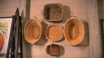 How to Use Baskets as Decoration | At Home With P. Allen Smith