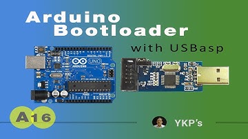 Arduino burn boot loader with USBasp | flash upload hex file to Atmega 328P IC tutorial