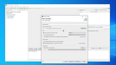 JAVA 프로젝트 생성 하는법