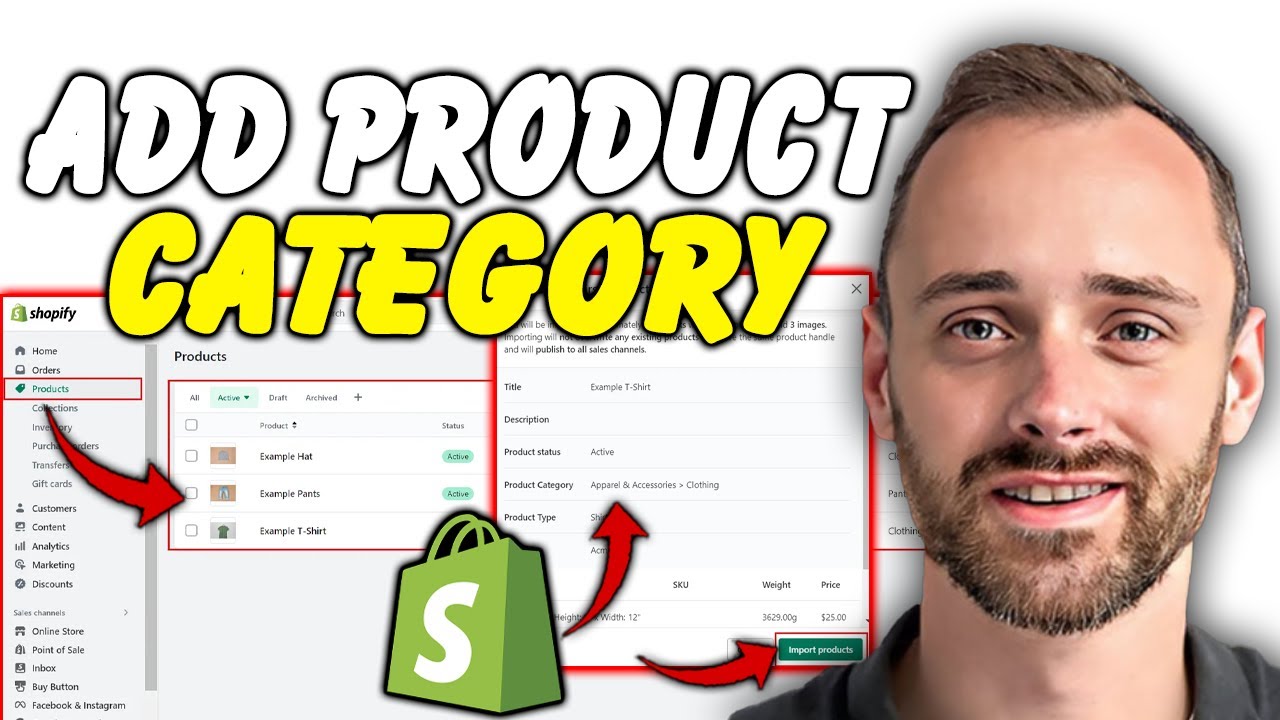 How To Add Categories in Shopify - YouTube
