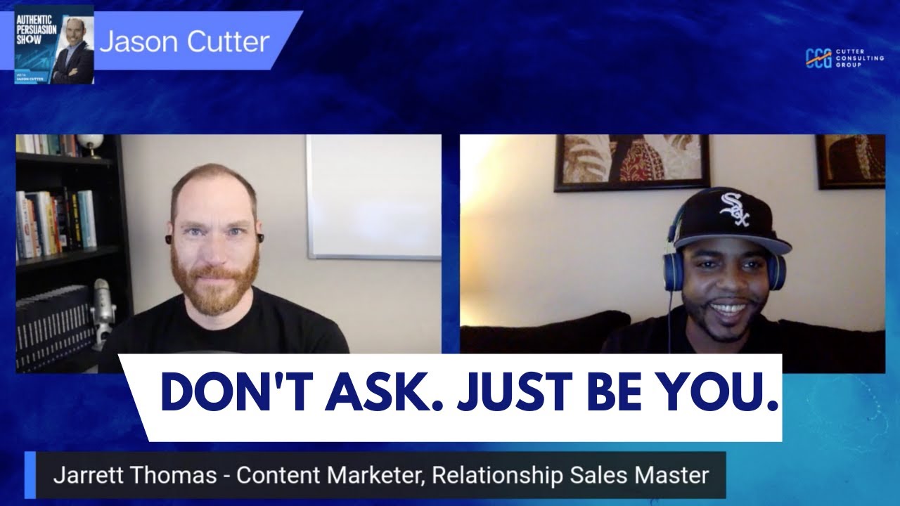 Content Marketer and Relationship Sales Master - Jarrett Thomas | Jason Cutter